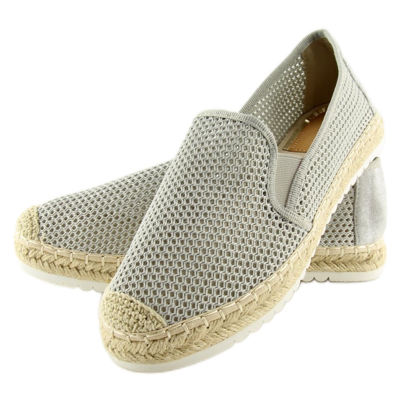 Grå Espadriller til kvinder 6602 Grå 2