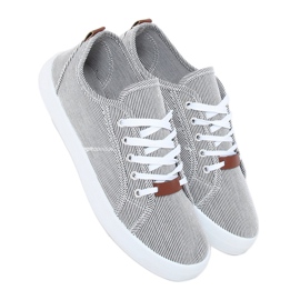 Sort stribede sneakers JX70P Sort 1