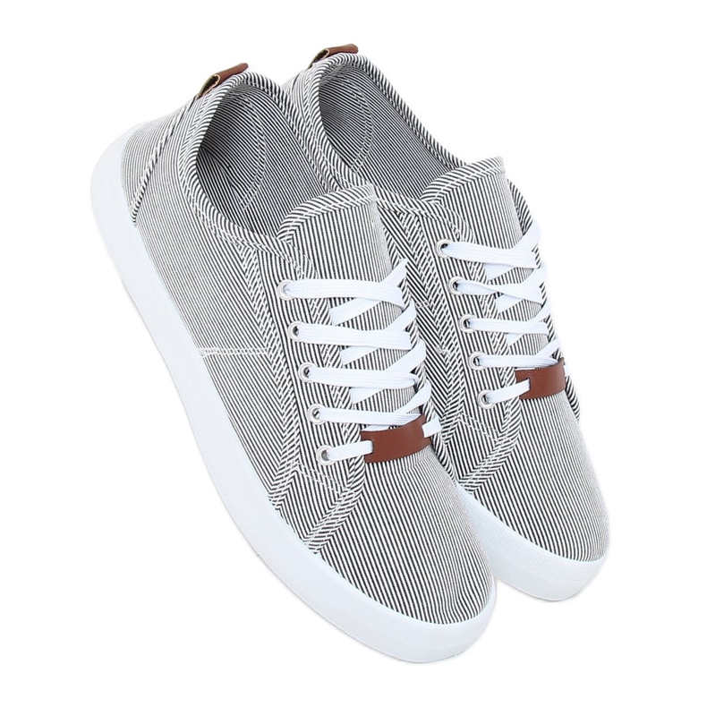 Sort stribede sneakers JX70P Sort 1