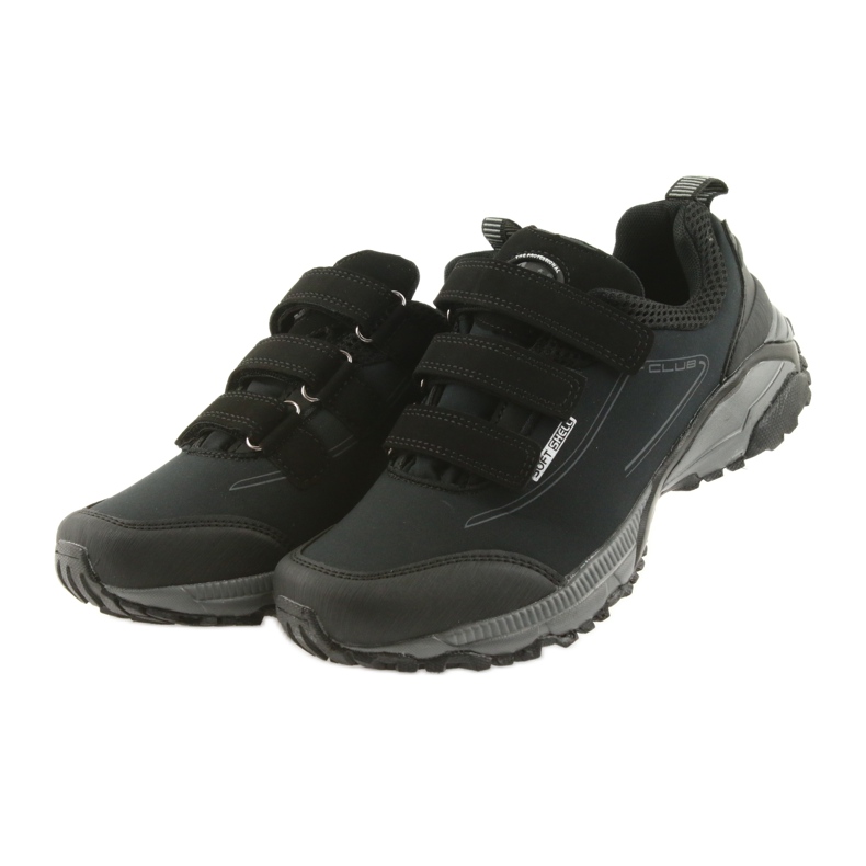 American Club ADI kvinders sportssko med velcro amerikansk vandtæt softshell WT08 / 19 sort 4