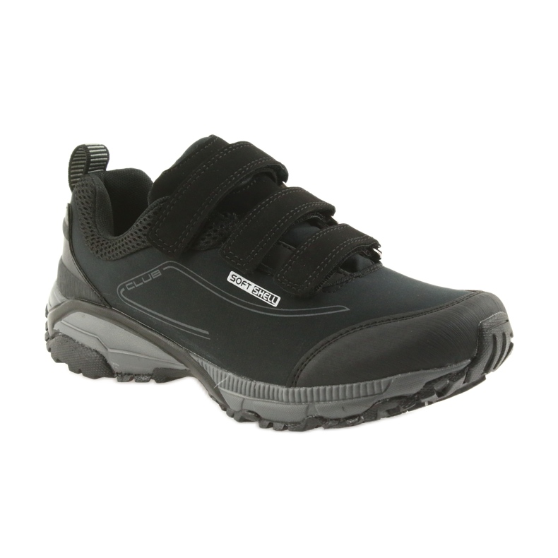 American Club ADI kvinders sportssko med velcro amerikansk vandtæt softshell WT08 / 19 sort 1