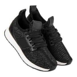 Slip-on sportssko sort 1