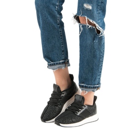 Slip-on sportssko sort 2