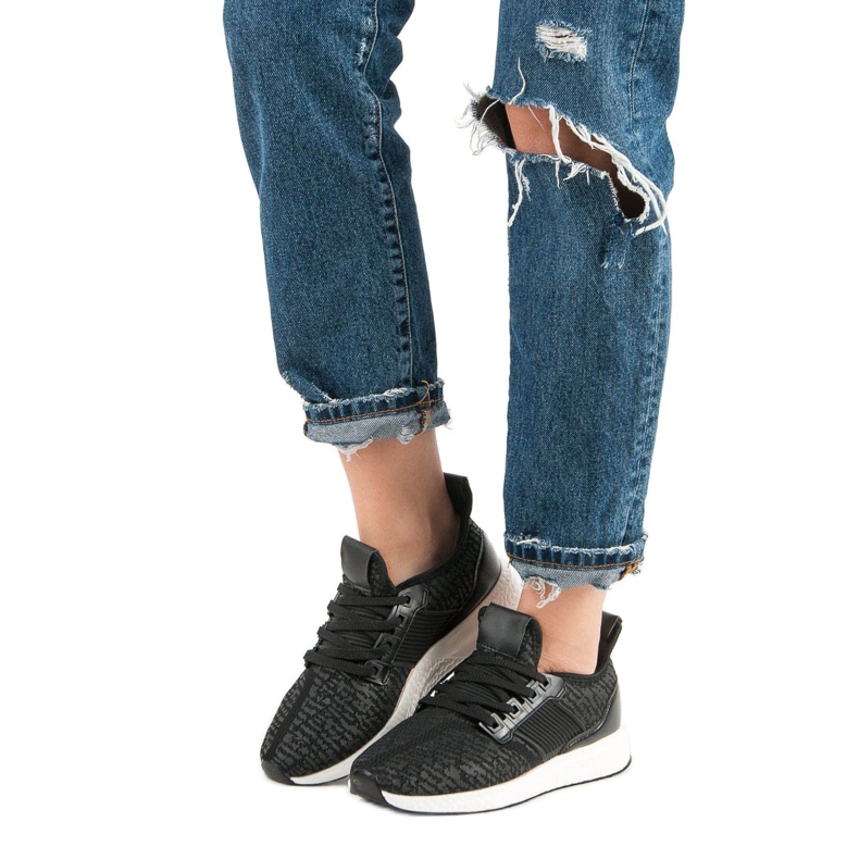 Slip-on sportssko sort 2