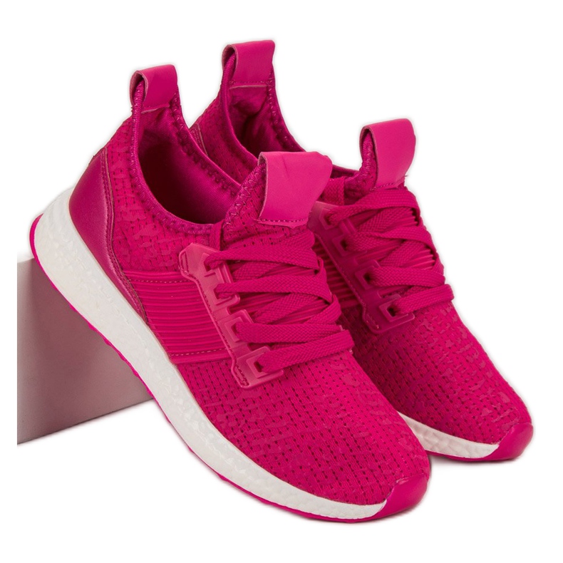 Slip-on sportssko lyserød 2