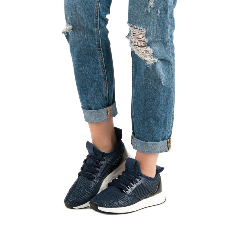 Slip-on sportssko blå 1