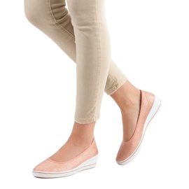 Comer Pink Ballerina On Wedge lyserød 1