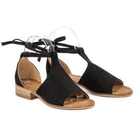 VINCEZA sorte sandaler 2