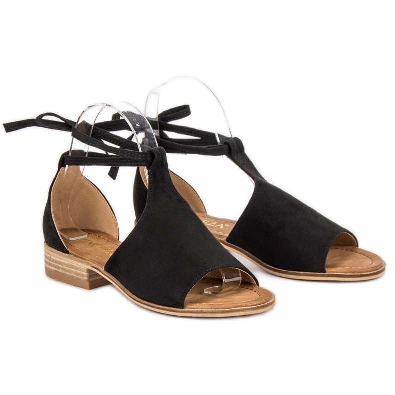 VINCEZA sorte sandaler 2