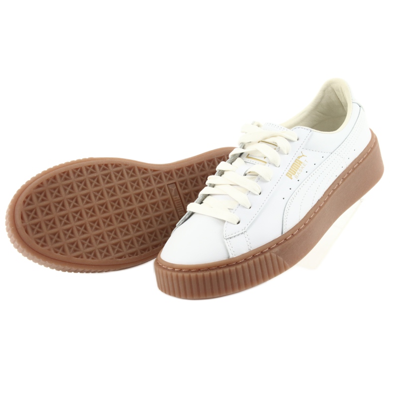 Puma Basket Platform Core W 001 damesko hvid 4