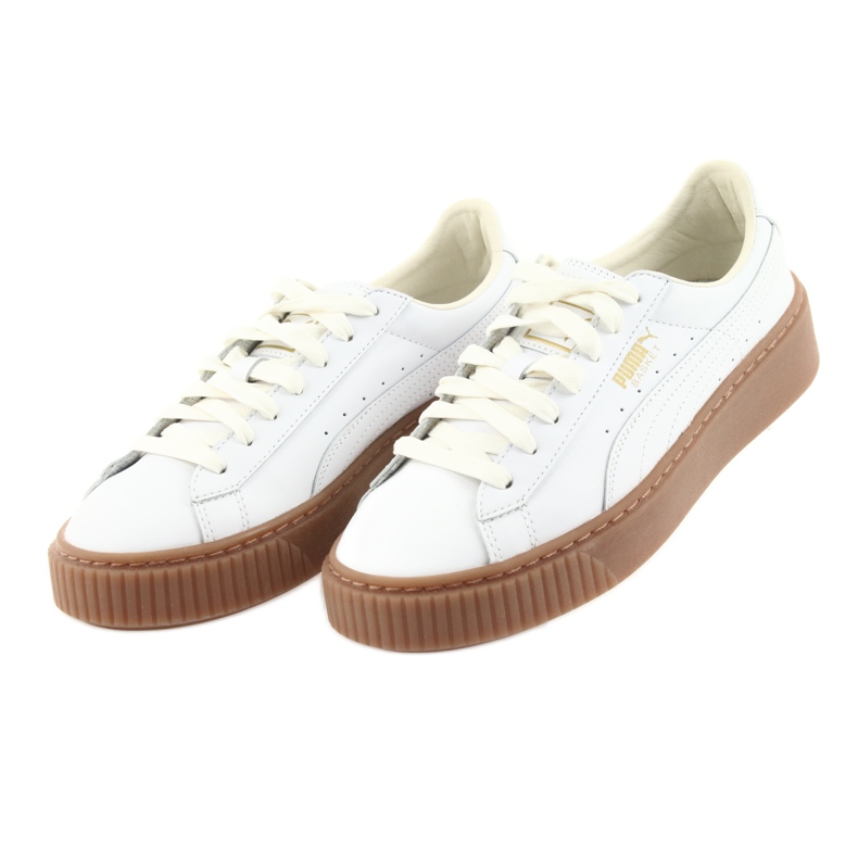 Puma Basket Platform Core W 001 damesko hvid 3