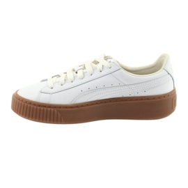 Puma Basket Platform Core W 001 damesko hvid 2