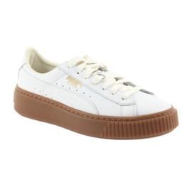 Puma Basket Platform Core W 001 damesko hvid 1