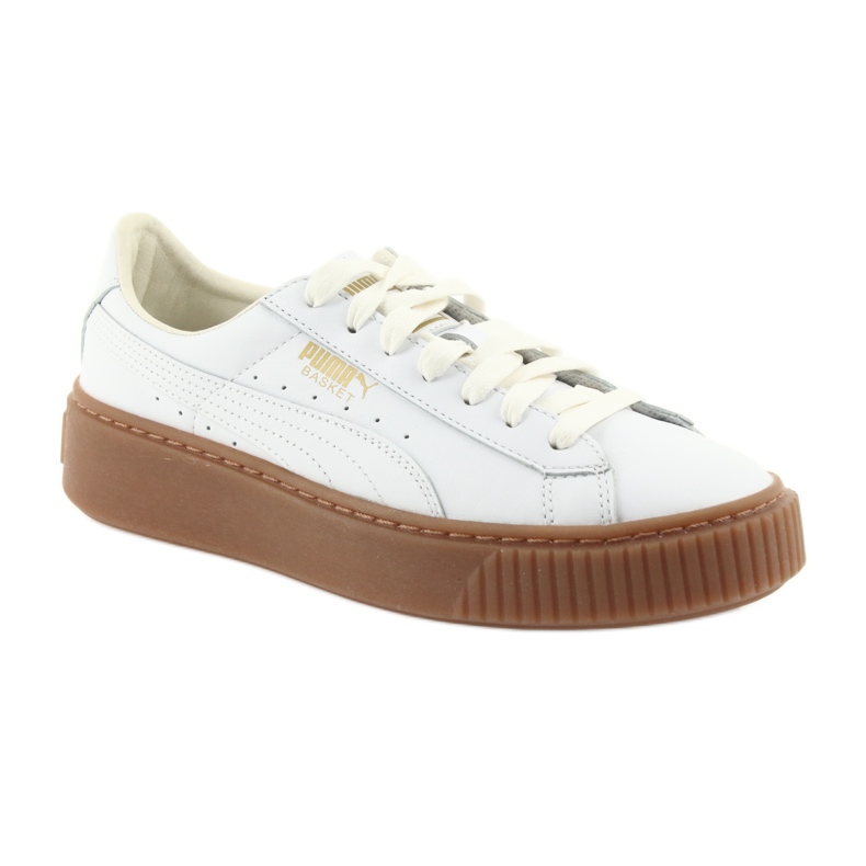 Puma Basket Platform Core W 001 damesko hvid 1