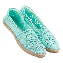 Sweet Shoes Mint Lace Espadrilles grøn 6