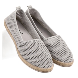 Sweet Shoes Grey Light Espadrilles grå 3