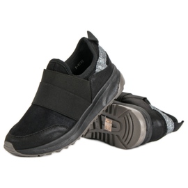Ideal Shoes Komfortable Slip-On sneakers sort 5