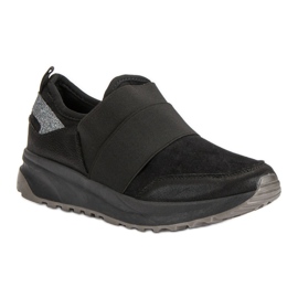 Ideal Shoes Komfortable Slip-On sneakers sort 3