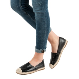 Queentina Sort Espadrilles 2