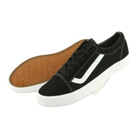 Sorte Atletico 18081 sneakers med snøre 4