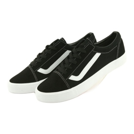 Sorte Atletico 18081 sneakers med snøre 3