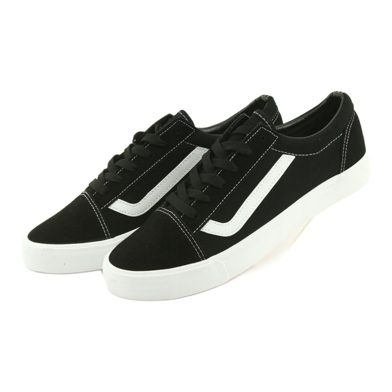 Sorte Atletico 18081 sneakers med snøre 3