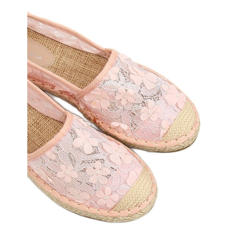 Lyserøde blonde espadriller MB188-225 Lyserød 2