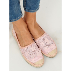 Lyserøde blonde espadriller MB188-225 Lyserød 1