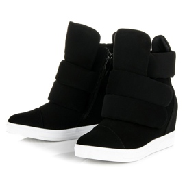 Moderigtige sneakers sort 1