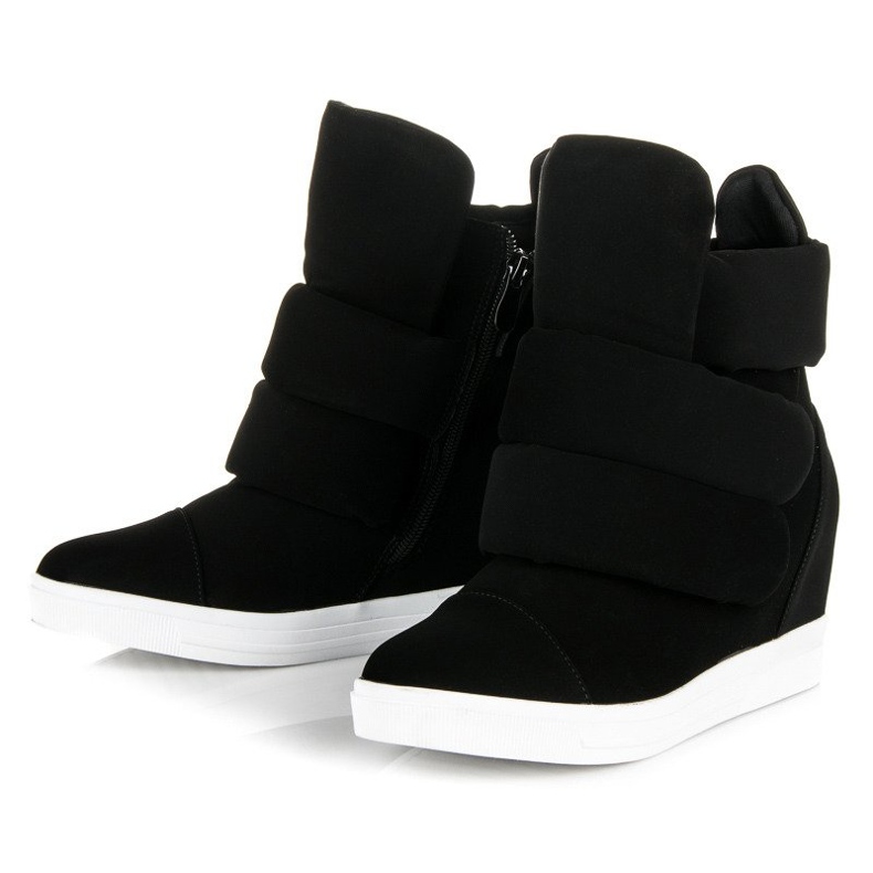 Moderigtige sneakers sort 1