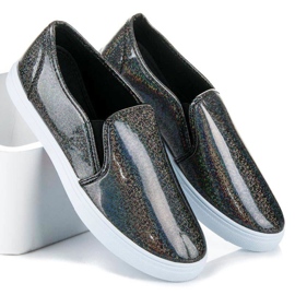 BOSHIMAO Slip On Sneakers sort 2