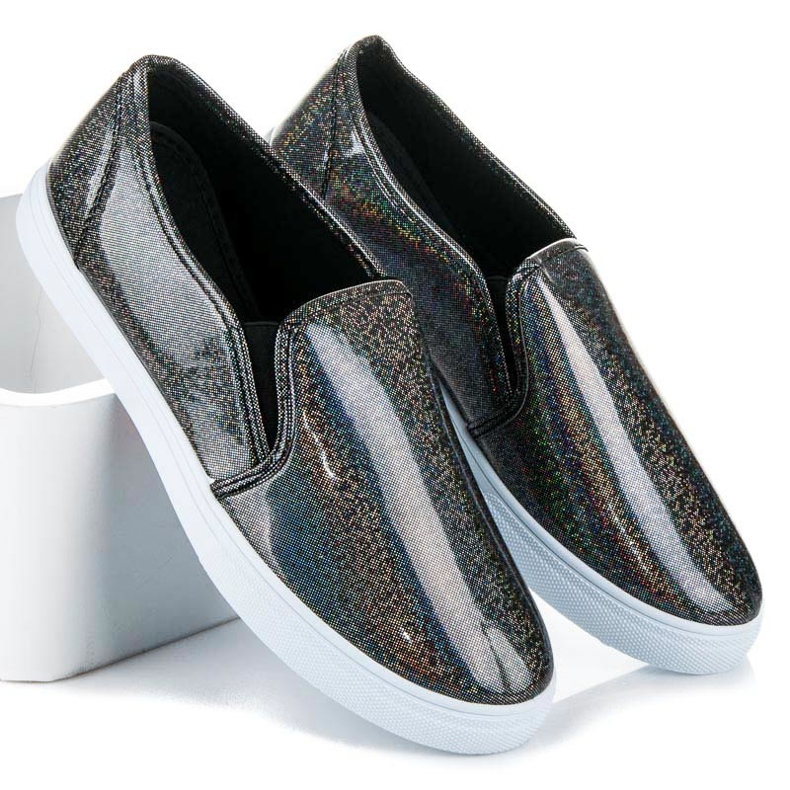 BOSHIMAO Slip On Sneakers sort 2