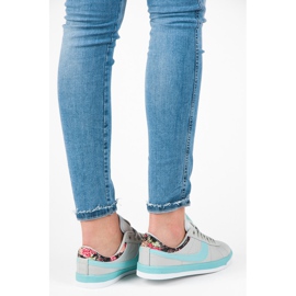 Erino Sneakers til kvinder med snøre grå 1