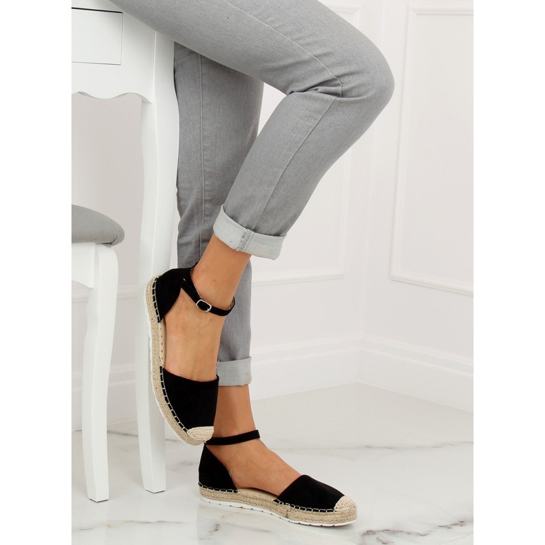 Sorte espadriller til kvinder JH85 Sort 1