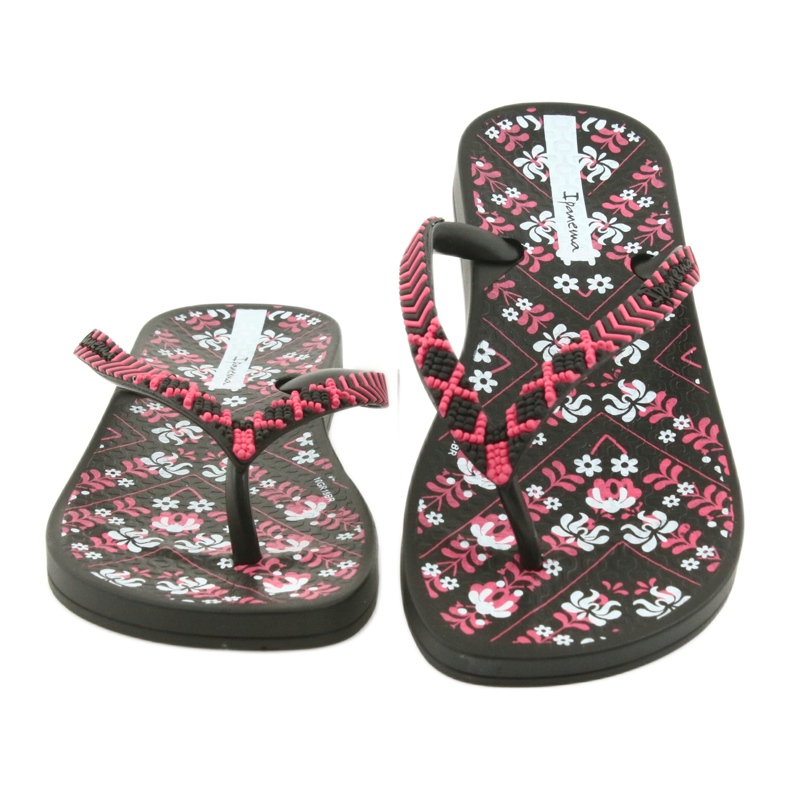 Ipanema 82519 sorte flip-flops lyserød 4