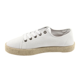 Espadrilles hvide damesko Big star DD274423 2