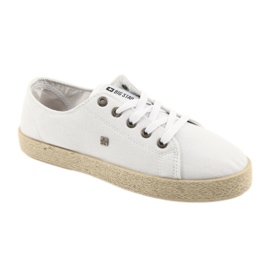 Espadrilles hvide damesko Big star DD274423 1