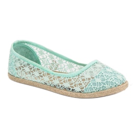 Mint blonder Ballerinas grøn 1