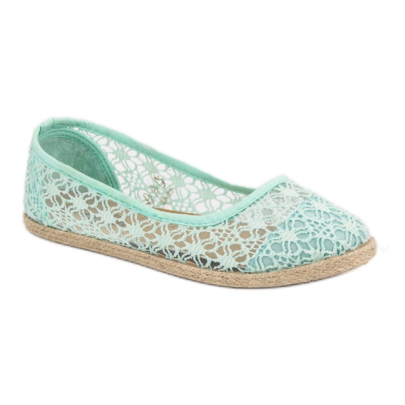 Mint blonder Ballerinas grøn 1
