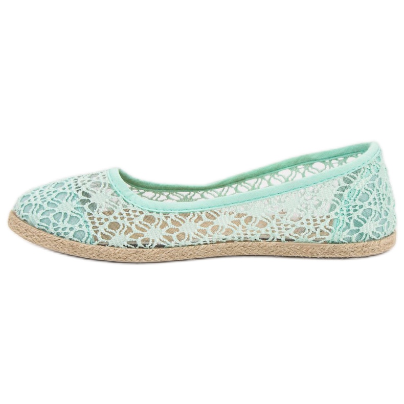 Mint blonder Ballerinas grøn 2