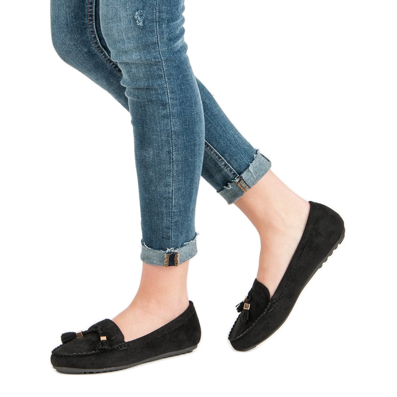 Klassiske sorte loafers 1