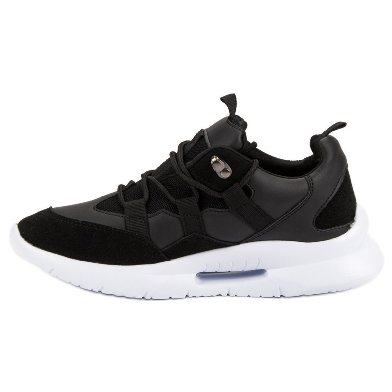 Lysrøde sneakers sort 2