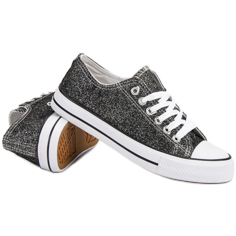 Sorte sneakers med Borkat 1
