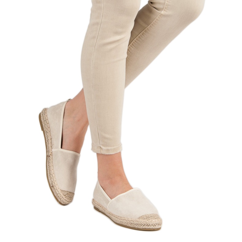 Bestelle Ruskind Espadrilles gul 2