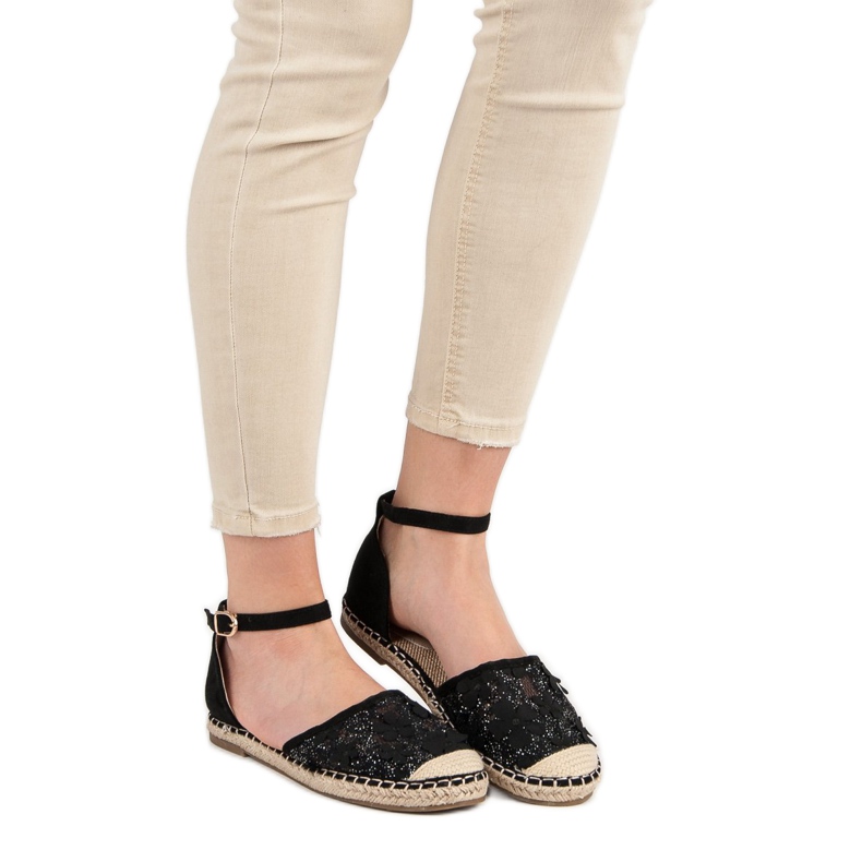 Nio Nio Blonder Espadrilles sort 1