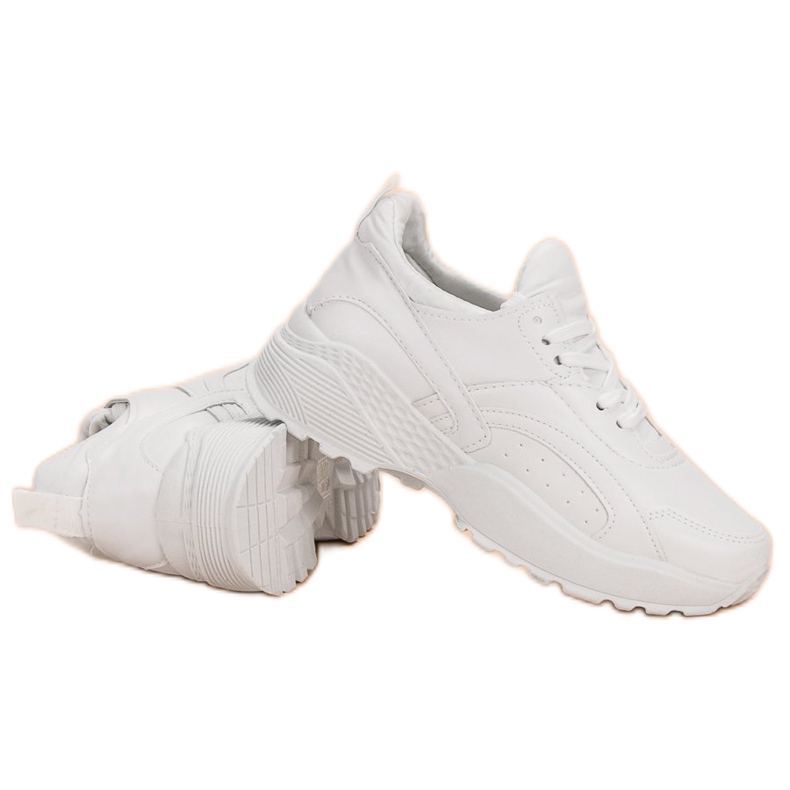 Small Swan Hvide sneakers på platformen 1