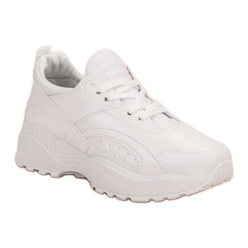 Small Swan Hvide sneakers på platformen 2