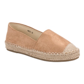 Small Swan Ruskind Espadrilles brun 1