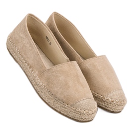 Small Swan Ruskind Espadrilles brun 1