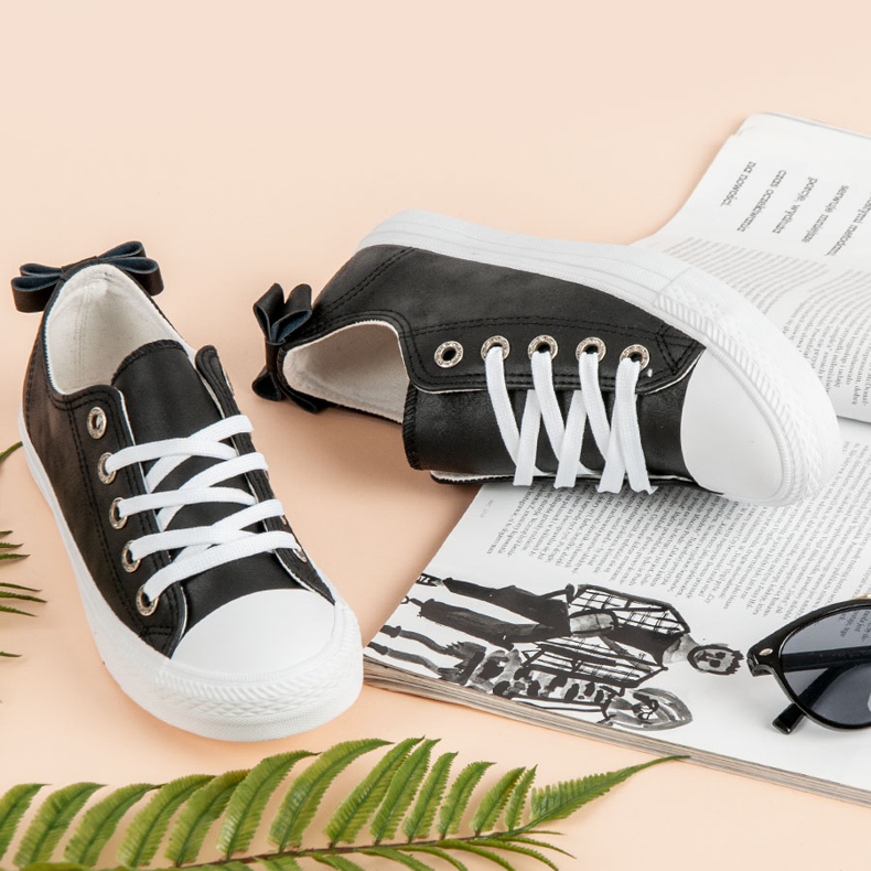 Sorte lave sneakers 1
